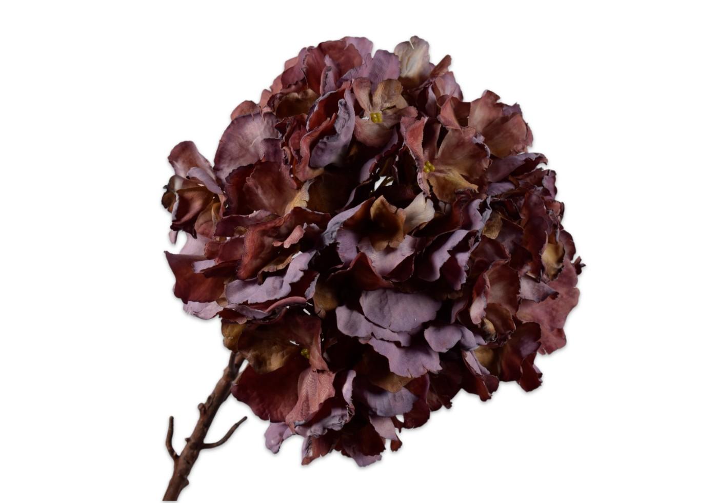 Hydrangea Stem, Lilla 64 cm / Silkeblomst
