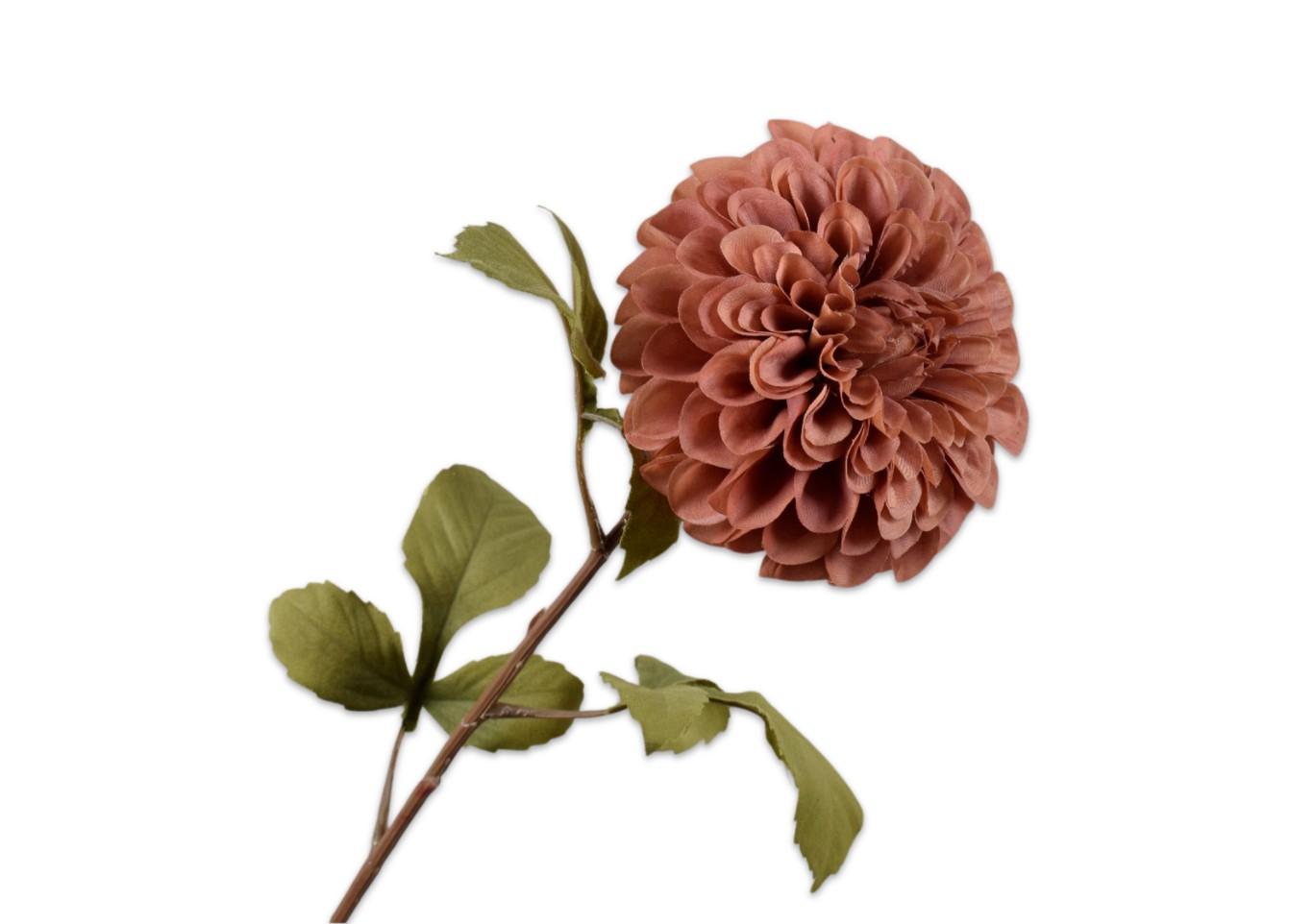 Dahlia Stem, Brun 83 cm / Silkeblomst