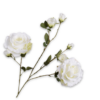 Rose Spray, Hvid 94cm / Silkeblomster