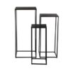Metal Bord Sæt Med 3 stk  70 x 30 cm