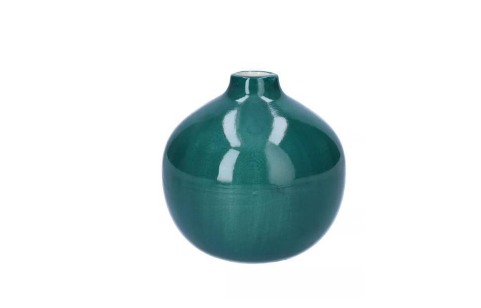 Kermikvase Safari Grøn 8 x 3,5 cm