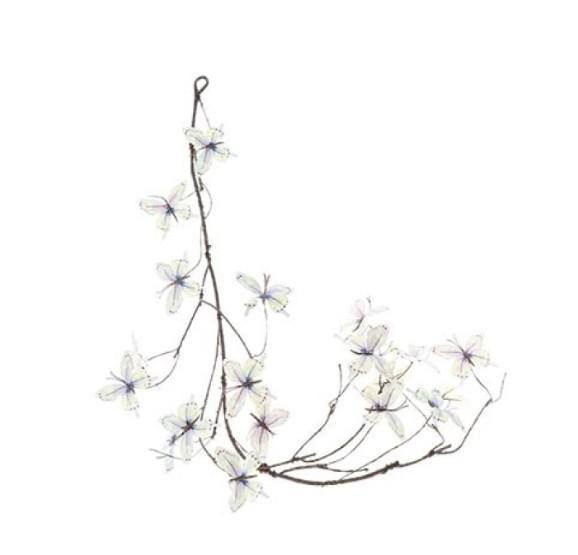 Garland Butterfly Blå 150 cm