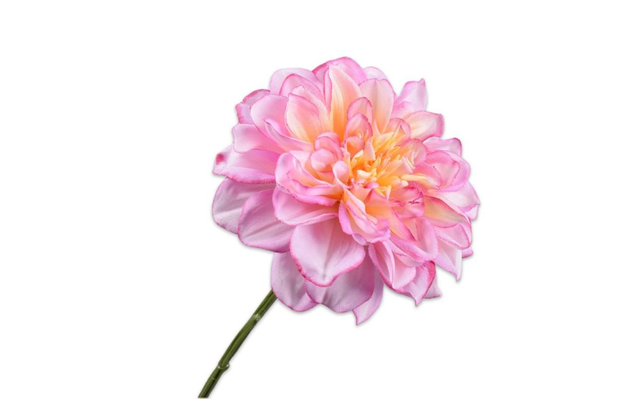 Dahlia Spray, Pink 68 cm / Silkeblomst