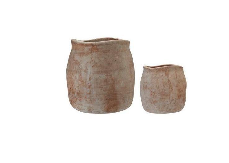 Antique terracotta potte sæt a'2