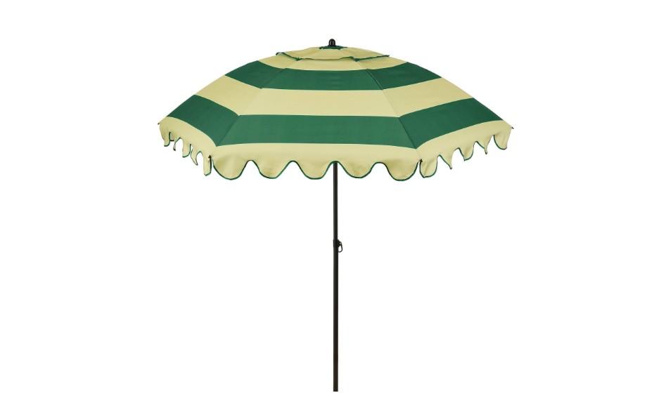 Parasol Lime/Mørkegrøn 238 x 197 cm