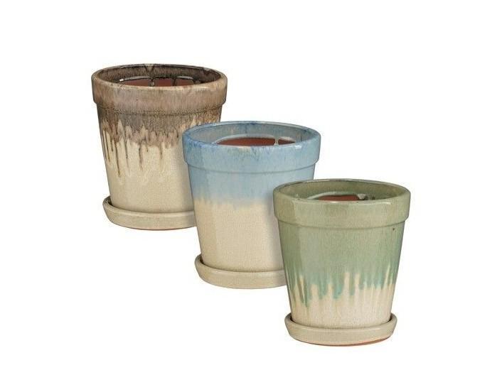 Keramik med underfad 24 cm.