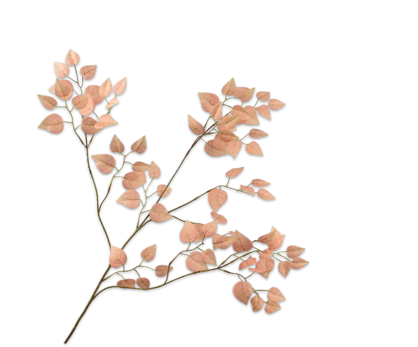 Leaf Spray Orange 112 cm / Silkeblomster