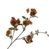Rose Spray, Grøn/Brun 86 cm / Silkeblomst