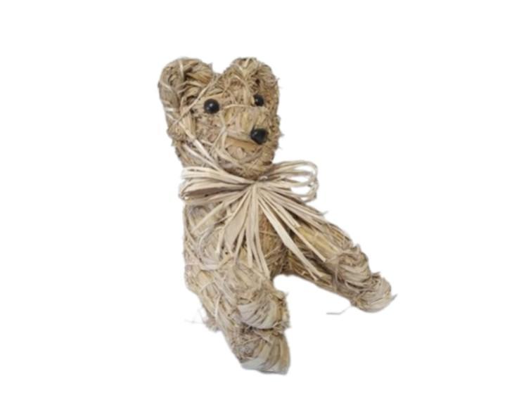 Halm Bamse Med Rød Hue