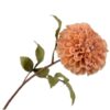 Dahlia Stem, Brun/Orange 83 cm / Silkeblomst