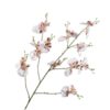 Orchid Spray, Hvid/Lilla 91 cm / Silkeblomst