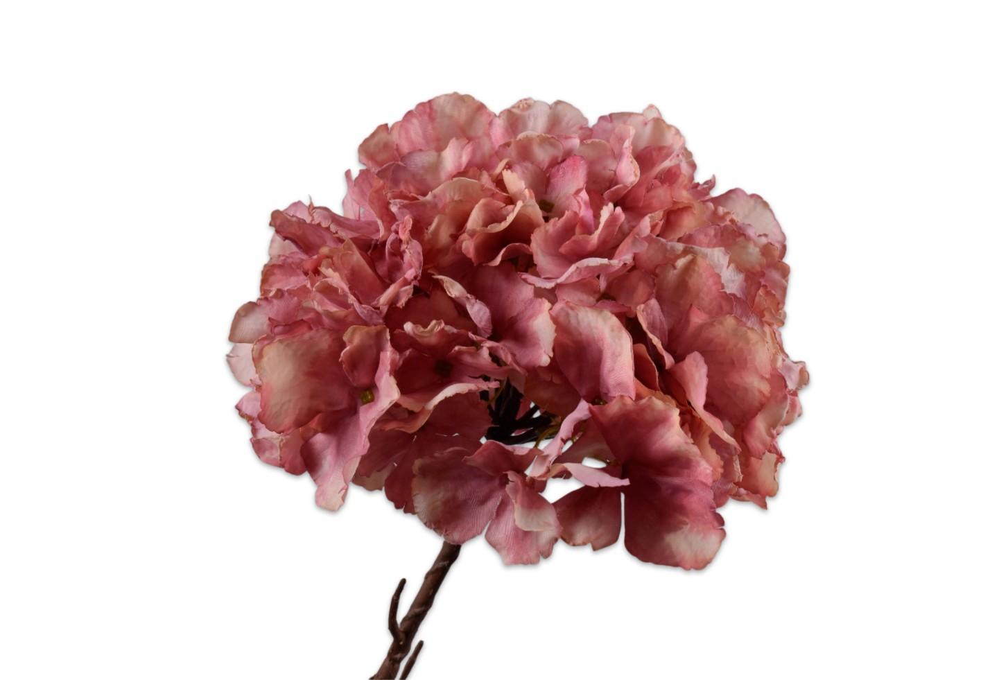 Hydrangea Stem, Pink 64 cm / Silkeblomst