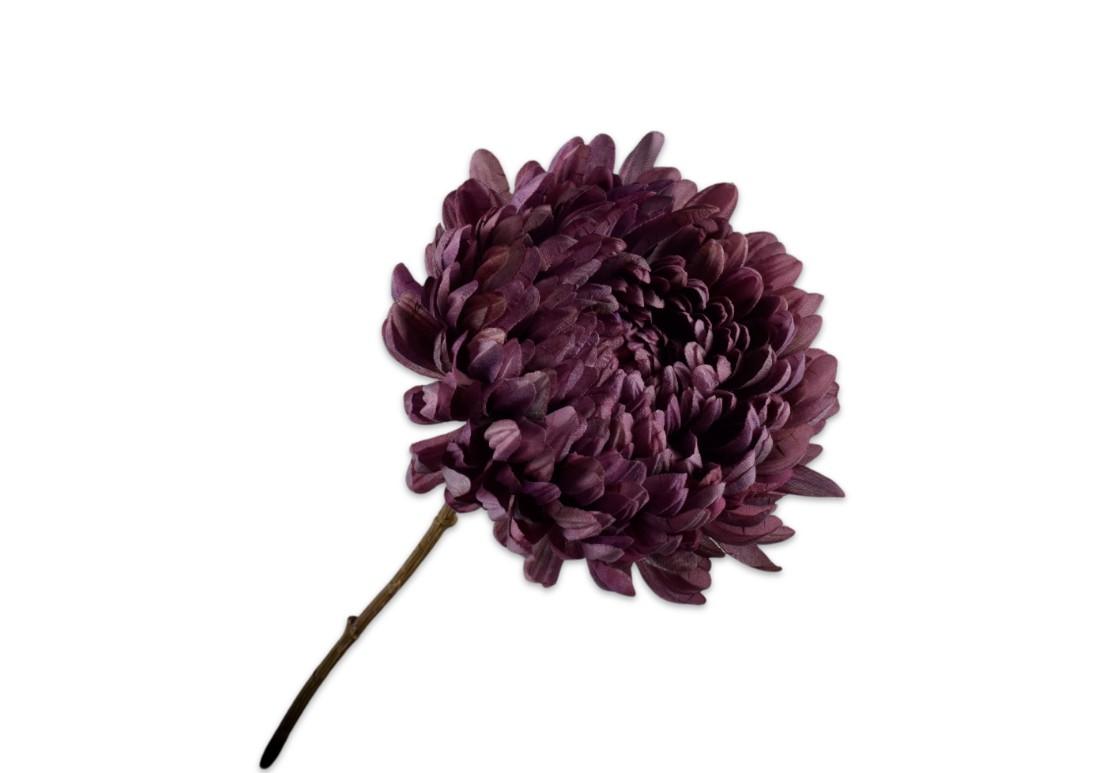 Chrysanthemum Spray, Lavendel 76 cm / Silkeblomst