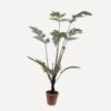 Bregne grøn Silkeblomst 150 cm.