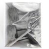 Fyrfadslys D5cm H9cm Mat Sort