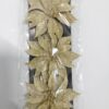 Klips poinsettia guld 3 stk.