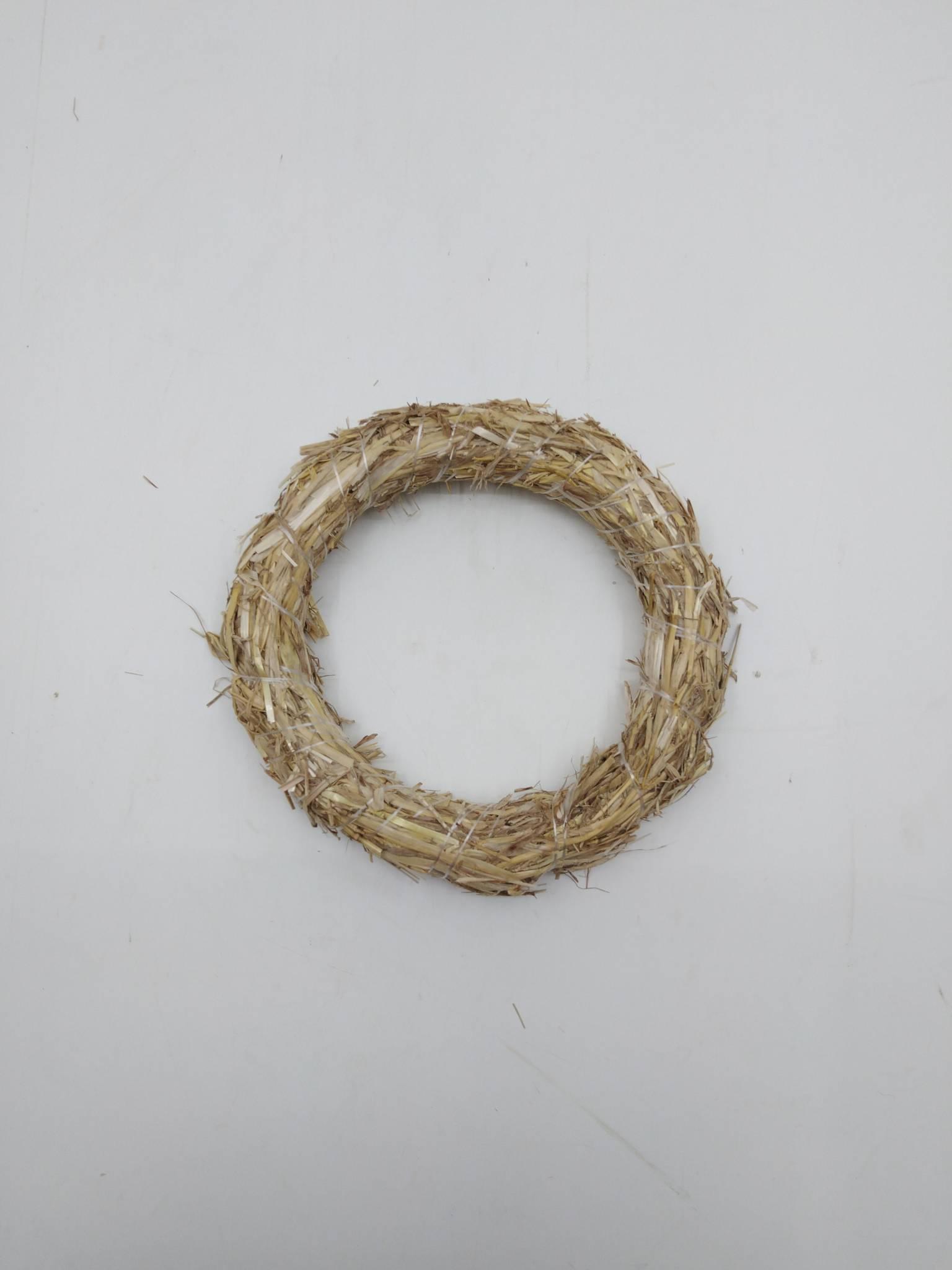 Halmkrans 18 cm.