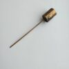 Lyseholder H15,5cm D2,3cm Antik Guld
