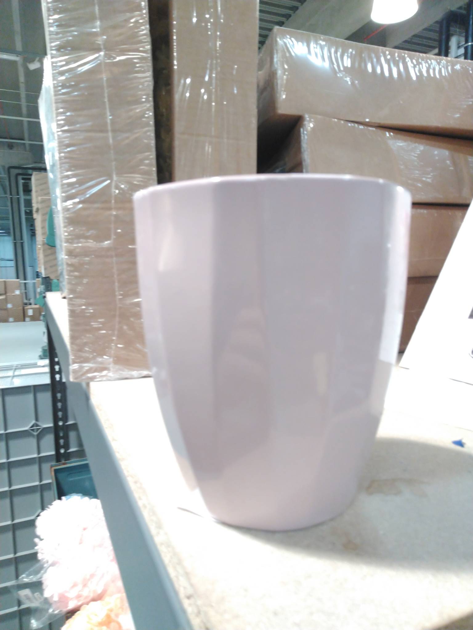 Keramik 14 cm. rosa