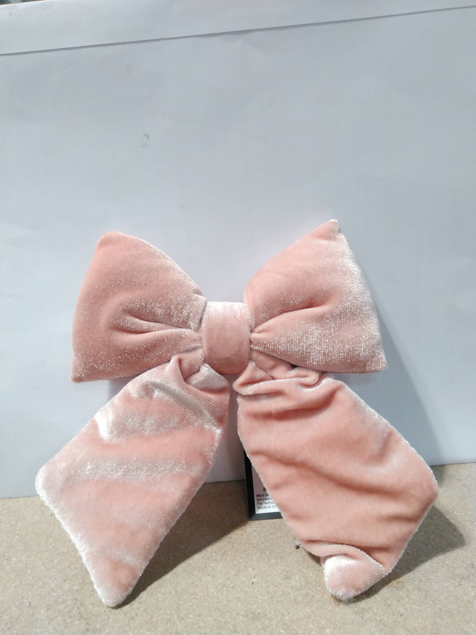 Sløjfe pink 15 x 17 cm.