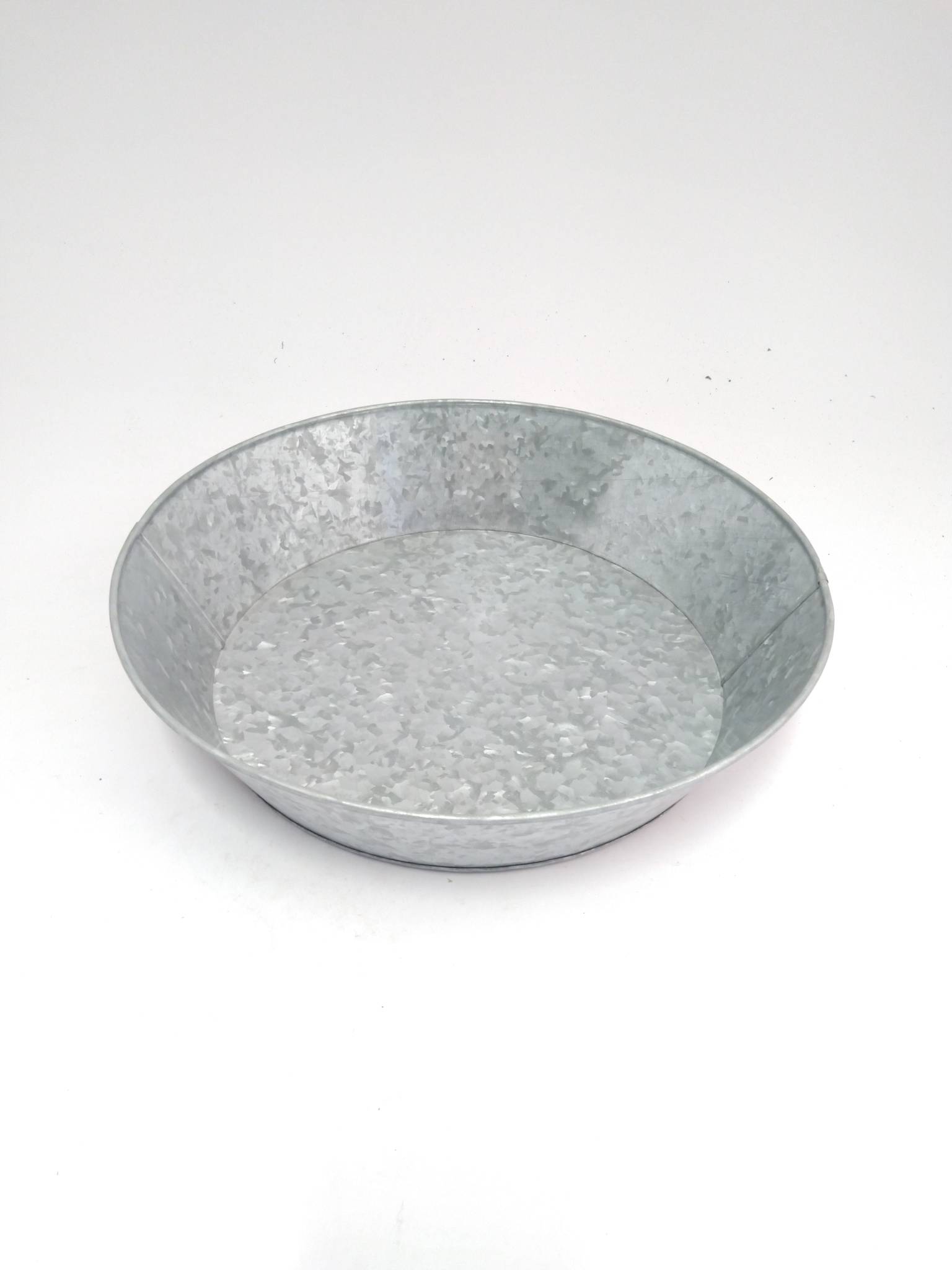 Round Tray zink 35 cm.