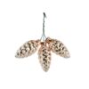 Glaskugler Kogler Kobber 3 Stk 6 x 3 cm