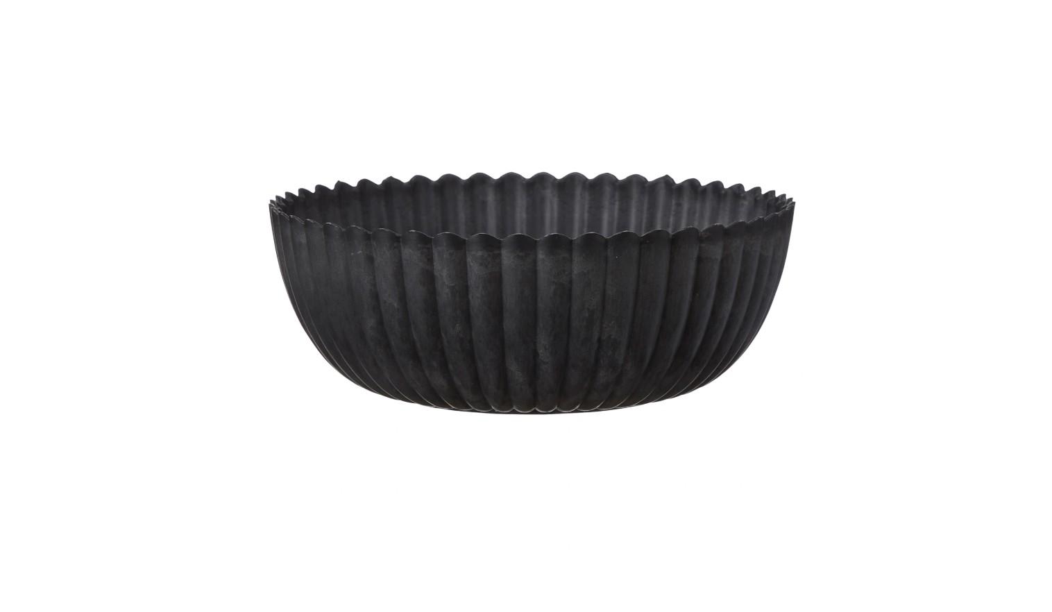 Plastskål Yrsa Mørkegrå 7 x 20 cm