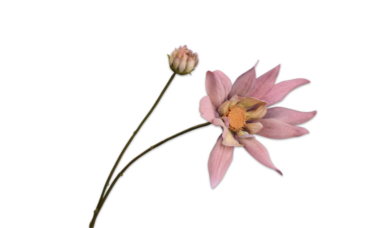 Dahlia Spray, Violet 90 cm / Silkeblomst