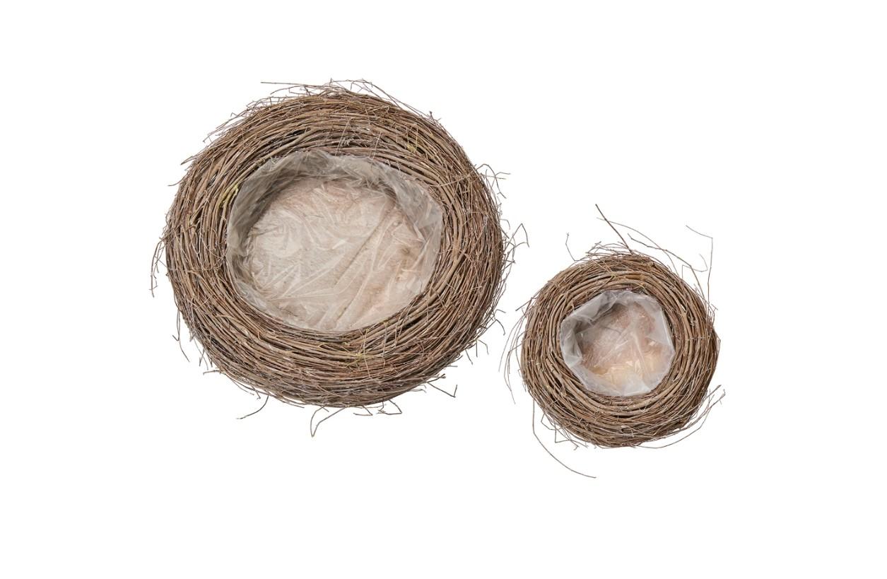 Kurv Runa Sæt Med 2 Stk Brun 8 x 40 cm