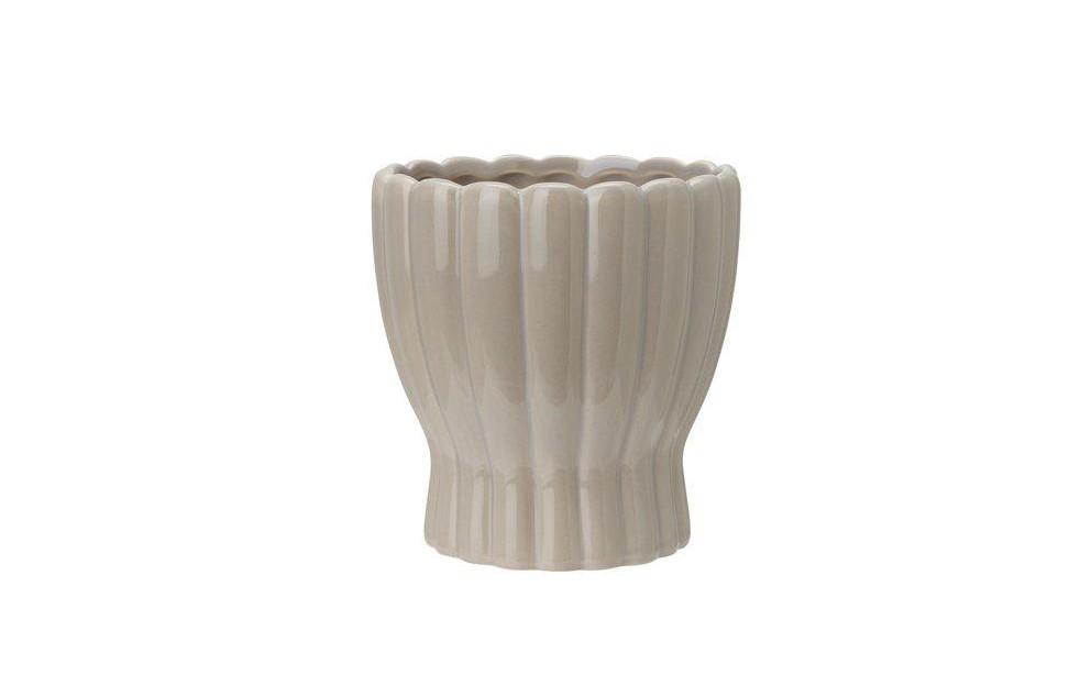 Keramik Orkidepotte Hedvig Sand 15 x 14 cm