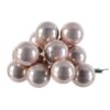 Glaskugler 2,5 cm 144 stk Lys pink