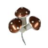 Glaskugler Svampe Brun 4,1 x 3,2 cm