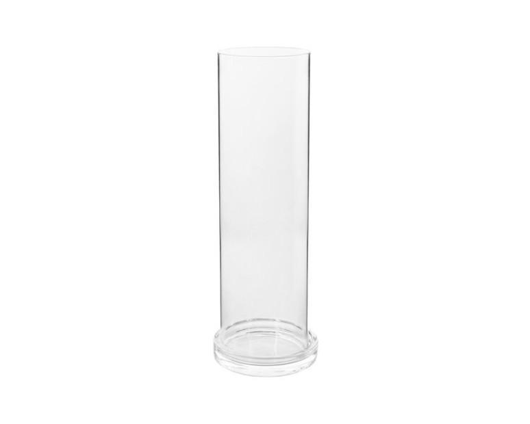 Glas Tallerken Med Cylinder