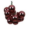 Glaskugler Bordeaux 144 Stk 2,5 cm