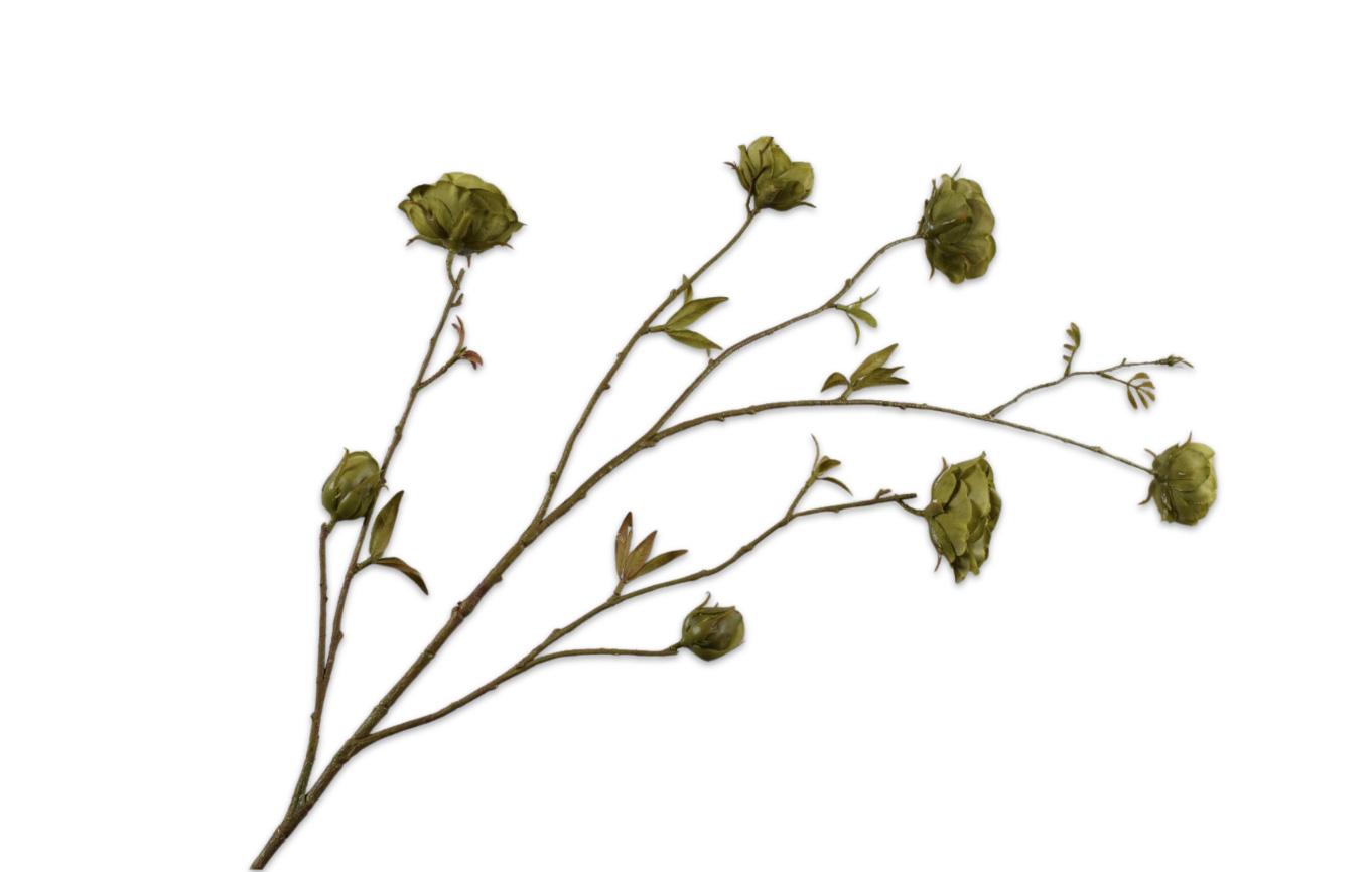 Rose Spray, Grøn 117 cm / Silkeblomst