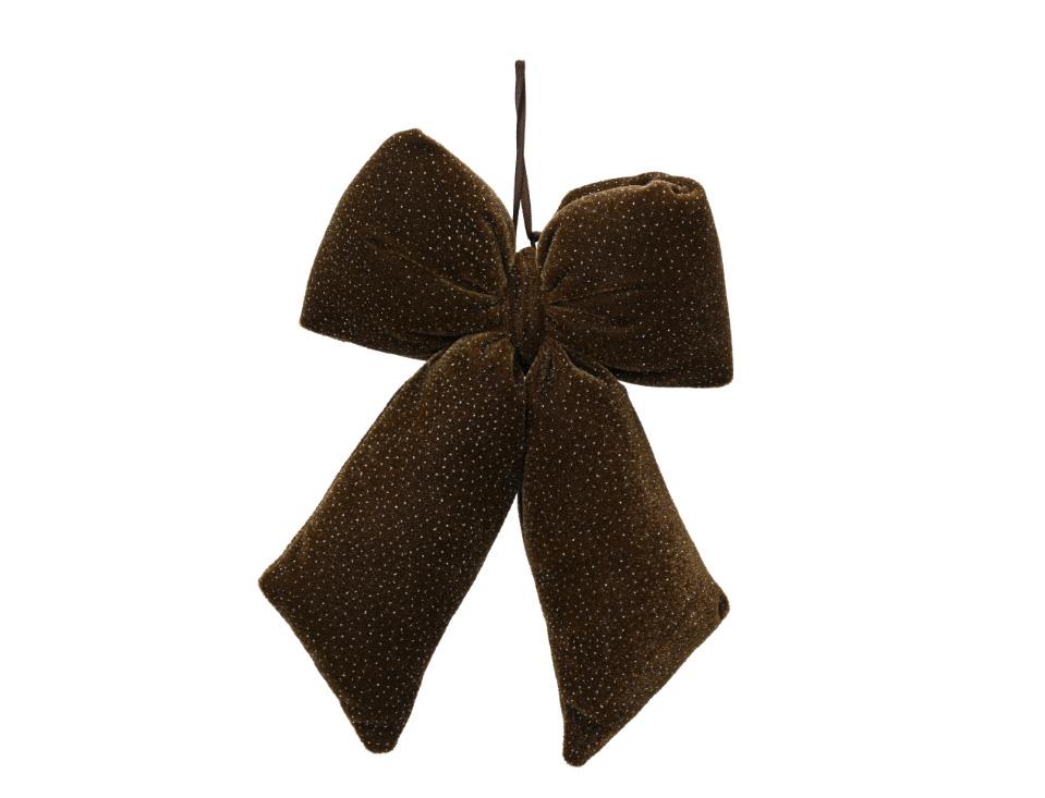 Sløjfe Teddy Glimmer Brun 40 x 35 cm