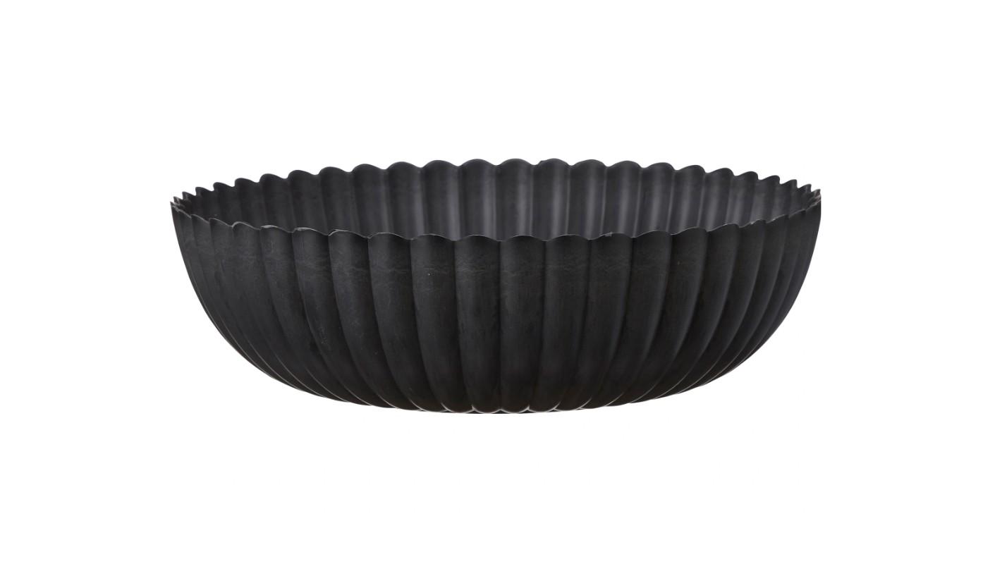 Plastskål Yrsa Mørkegrå 9 x 30 cm
