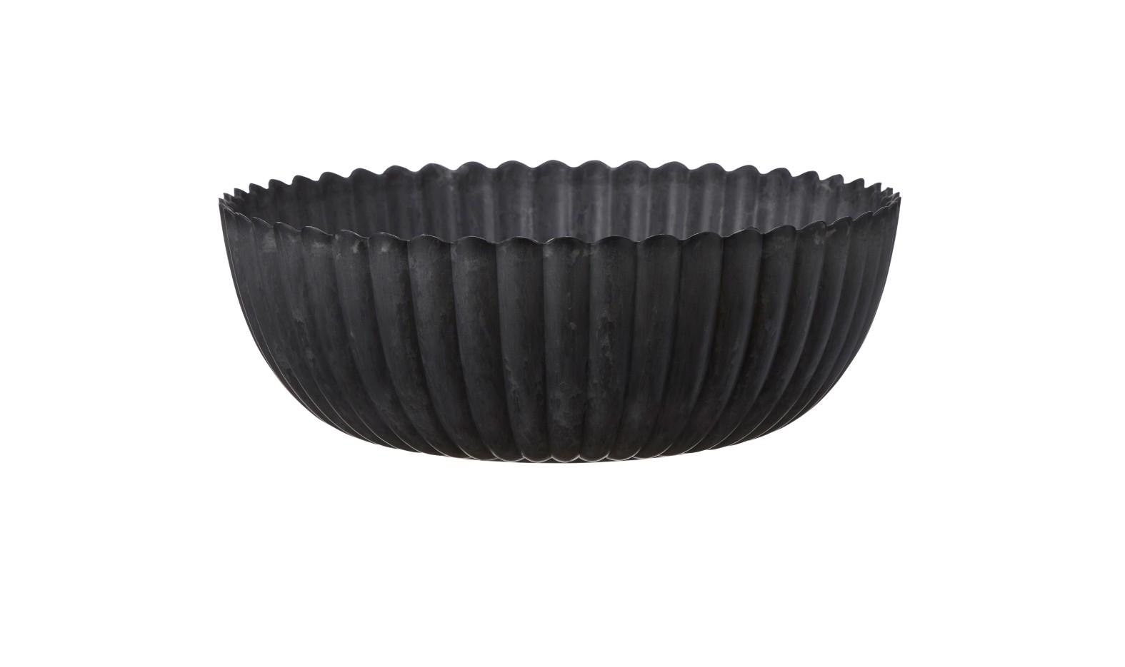 Plastskål Yrsa Mørkegrå 9 x 25 cm