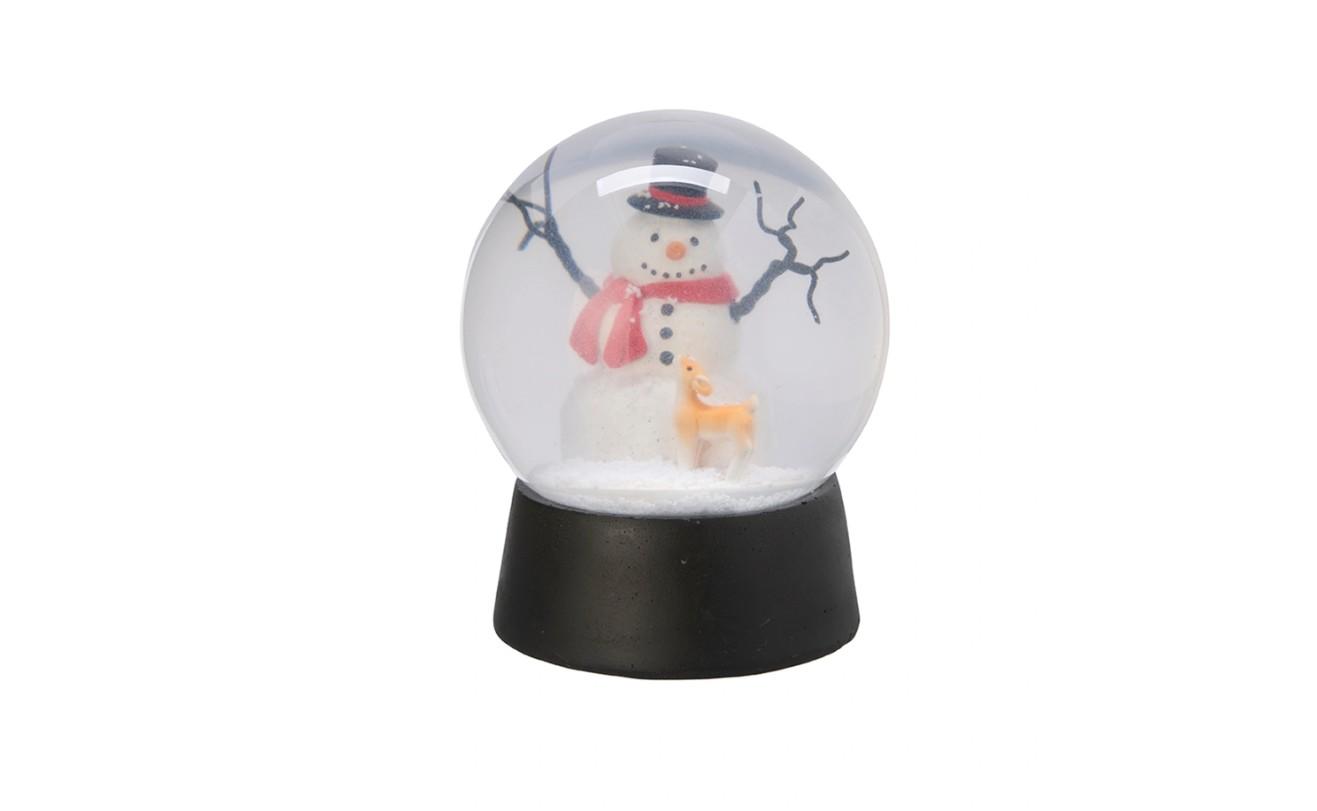 Snowglobe Med Snemand 12 x 10 cm