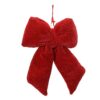 Sløjfe Teddy Glimmer Rød 30 x 21 cm