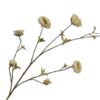 Rose Spray, Cream/Gul 117 cm / Silkeblomst