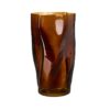 Glas Vase Eliz Brun 28 x 16 cm