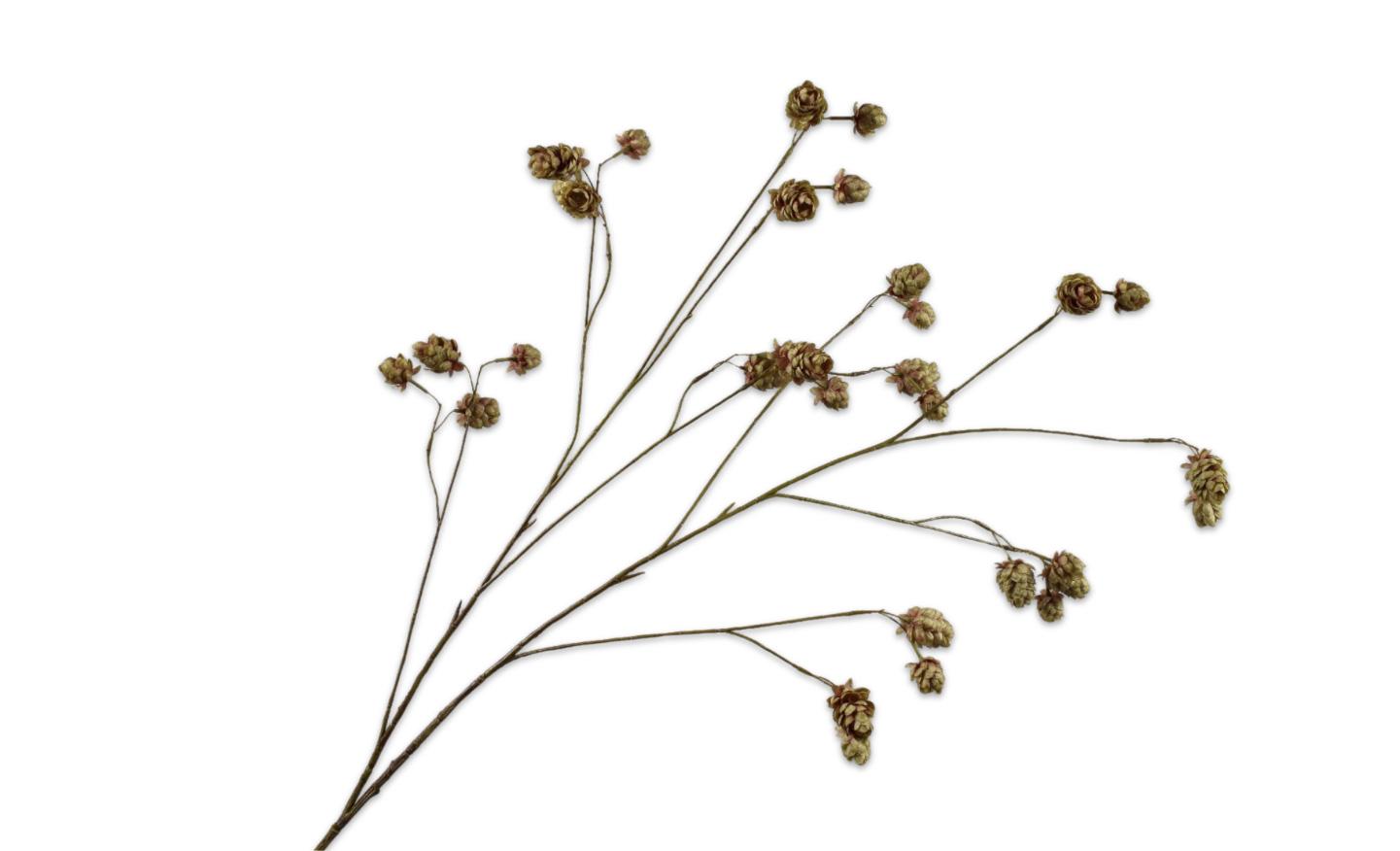 Hop Spray, Brun/Grøn 109 cm / Silkeblomst