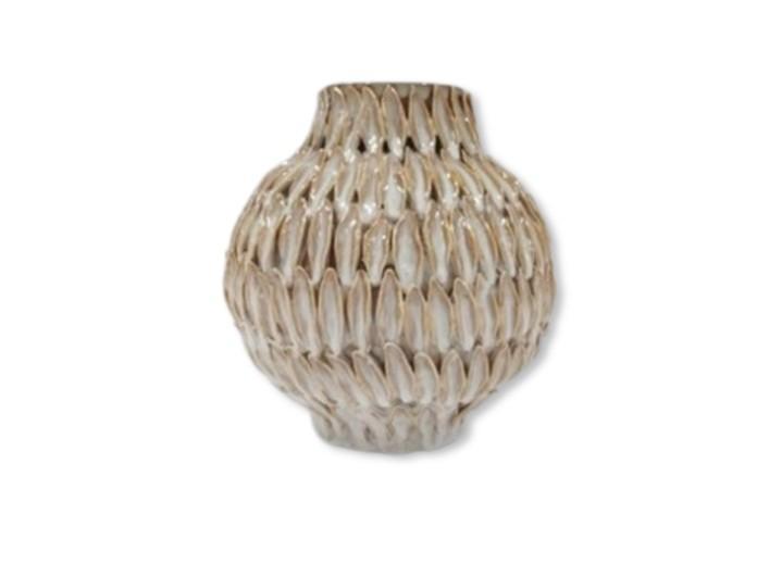 Keramikvase Alex Beige 26x23 cm