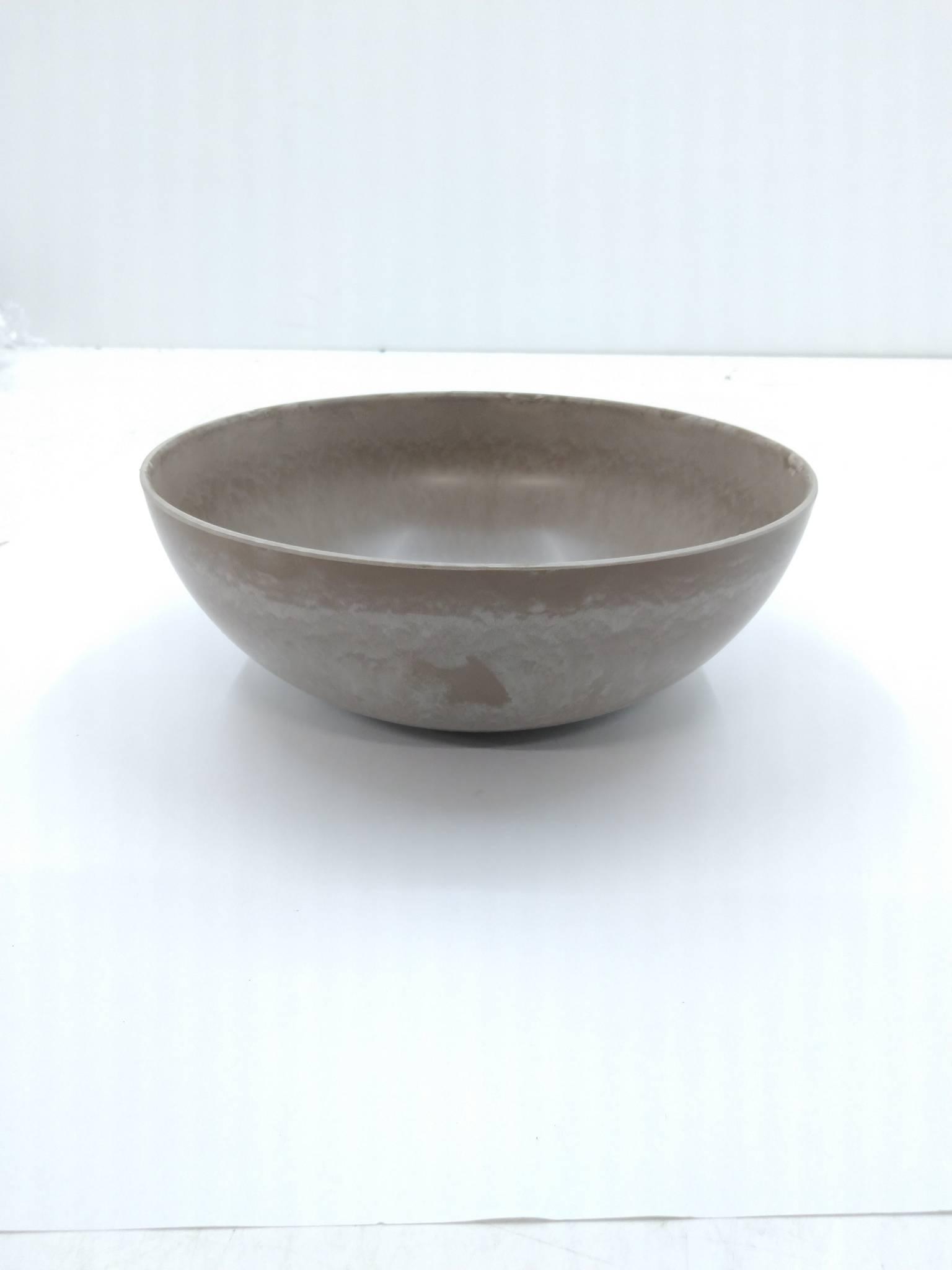 Skål Genbrugsplast Lysebrun 7,5 x 20 cm